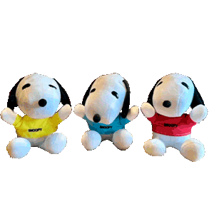 Peluche Snoopy 25cm Colores
