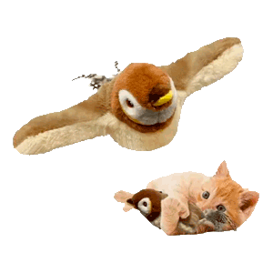 Juguete para gatos pajaro electronico