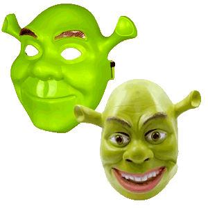 Mascara de Shrek