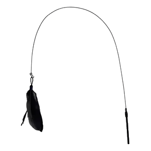 Juguete pluma para gatos