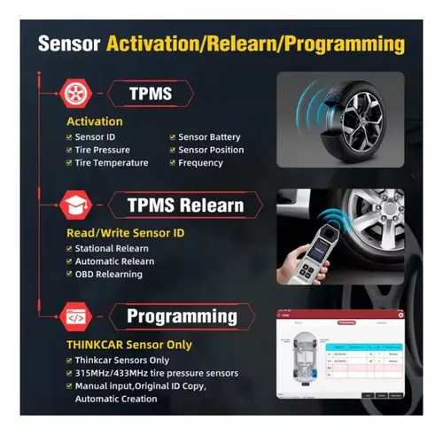Programador De Sensor Tpms De Auto Thinkcar Venu-i - Imagen 5