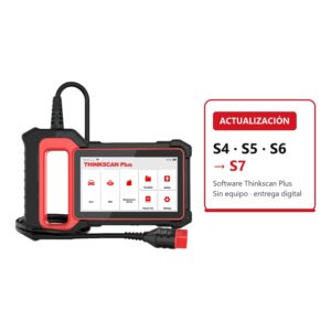 Actualización de software Thinkscan Plus S4, S5 o S6 a S7, sin equipo
